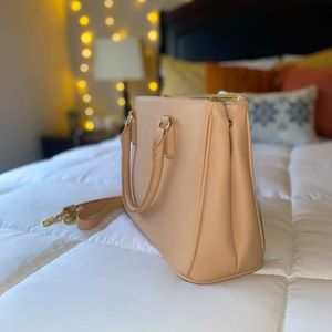 Nude Crossbody Purse